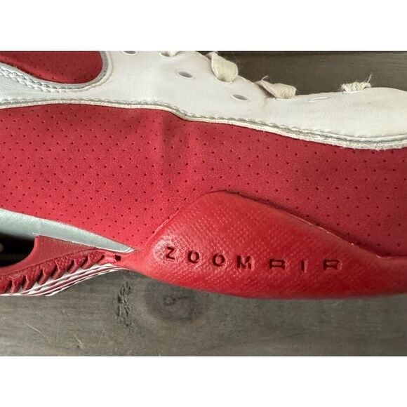 NIKE Flight Elite Slam Shox Basketball White Red Shoes Womens 8 Men‎ 6.5 - Picture 6 of 12